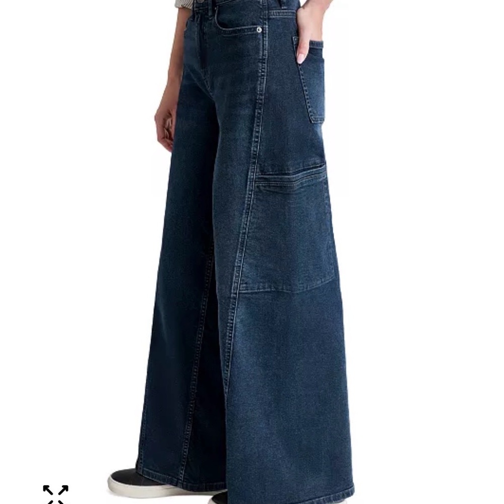 DKNY High Rise, Wide Leg Jeans - Picture 4 of 14